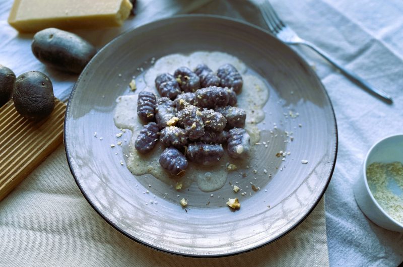 Essen für die Seele deluxe: Gnocchi di patate viola