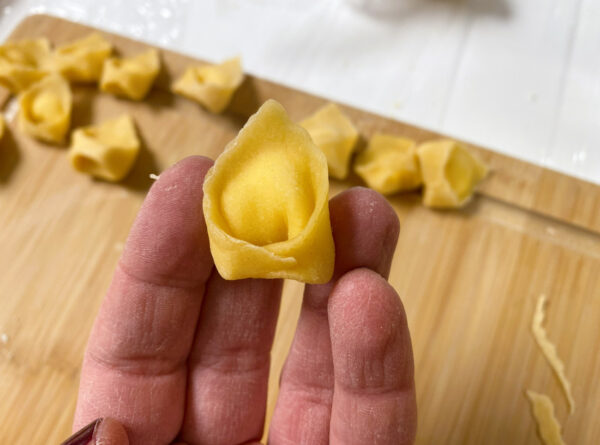 Kulinarischer Sprachkurs und Pastaworkshop Tortellini