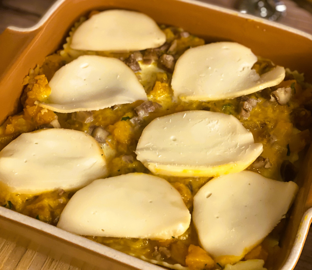 Kürbis Lasagne