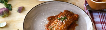 Artischocken und Cannelloni