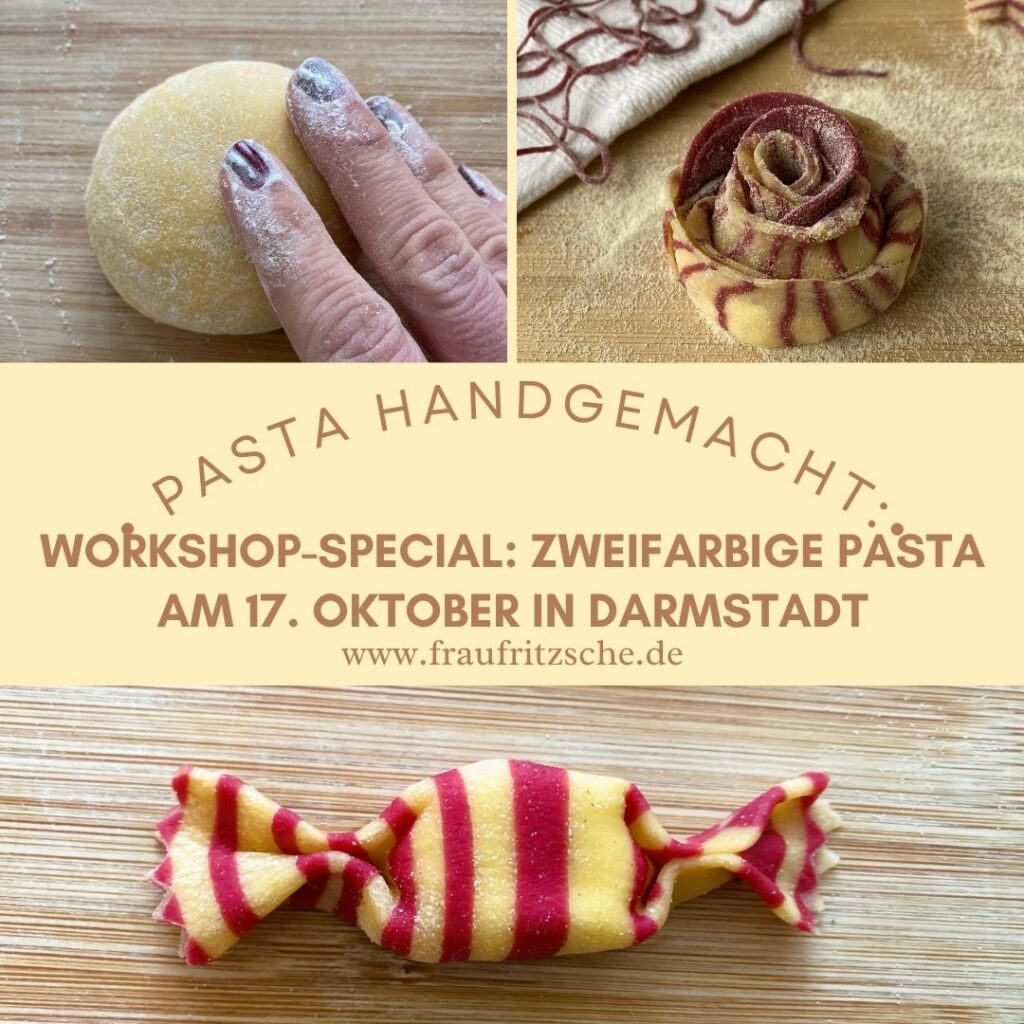 Pastaworkshop zweifarbige Pasta in Darmstadt