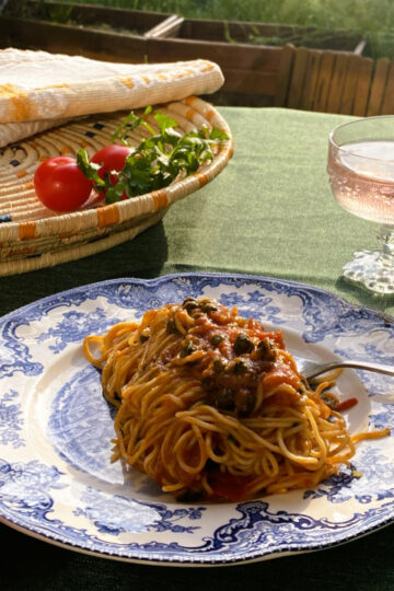 Spaghetti mit Sardellen