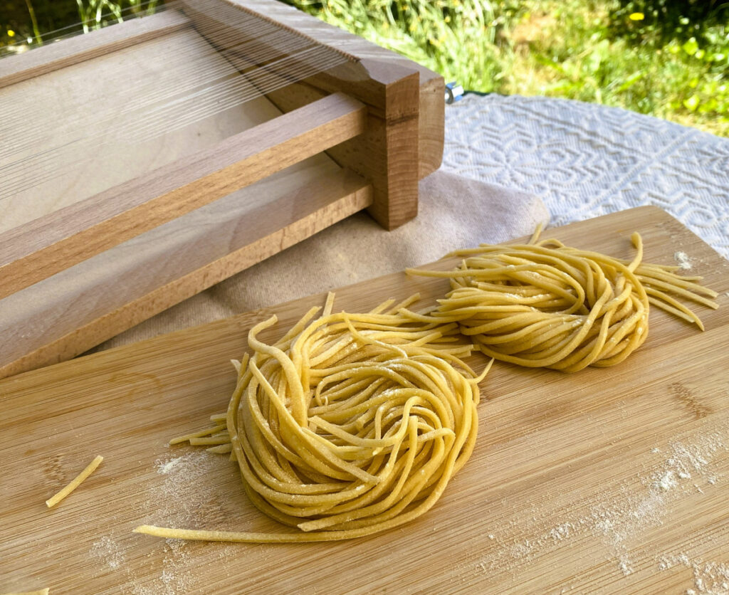 Spaghetti alla Chitarra mit Gorgonzola