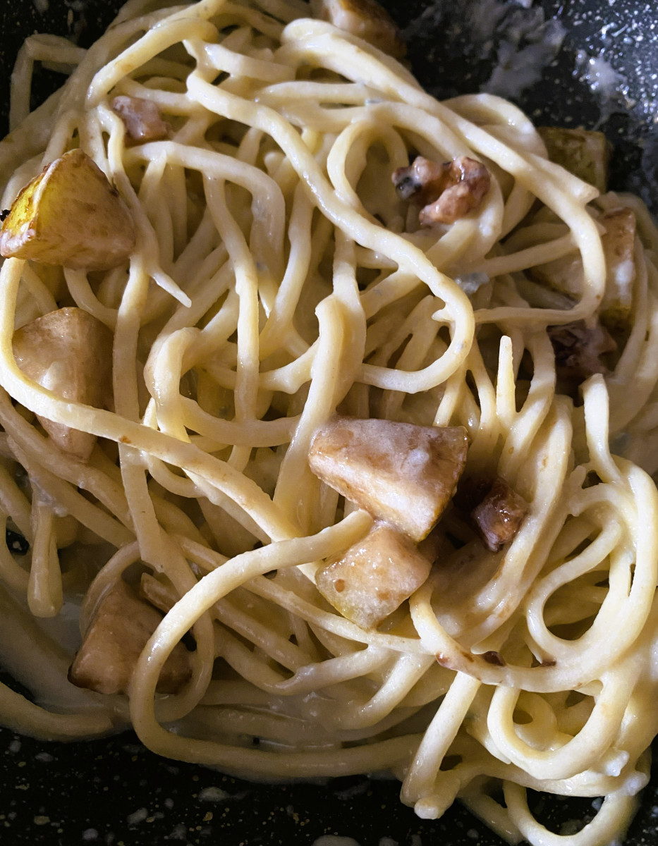 Spaghetti alla Chitarra mit Gorgonzola