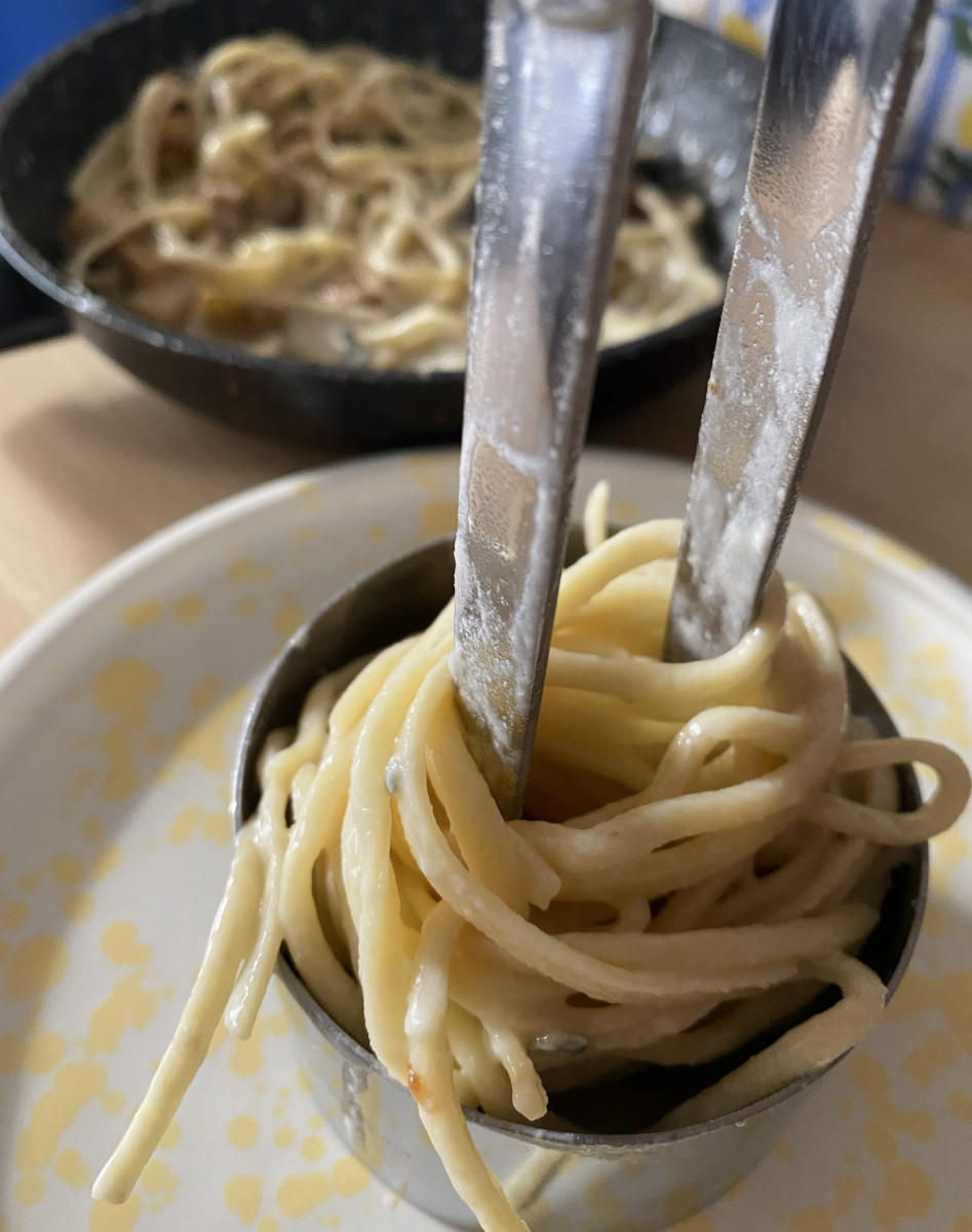 Spaghetti alla Chitarra mit Gorgonzola