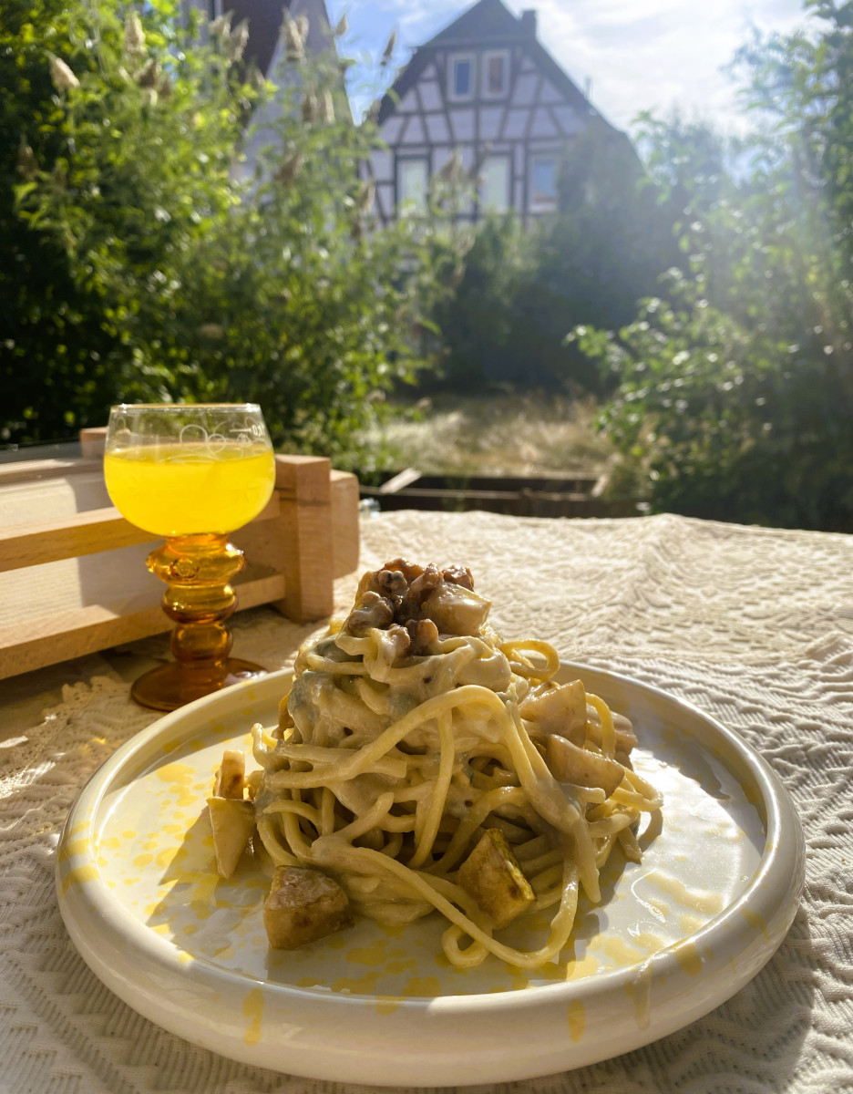 Spaghetti alla Chitarra mit Gorgonzola