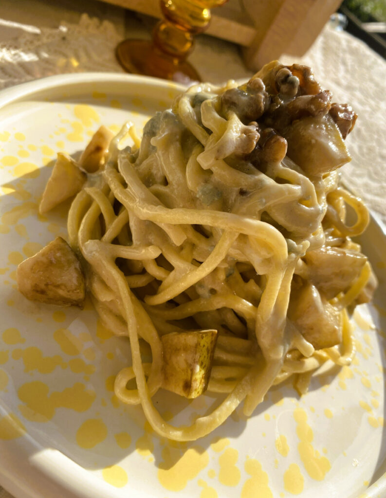 Spaghetti alla Chitarra mit Gorgonzola