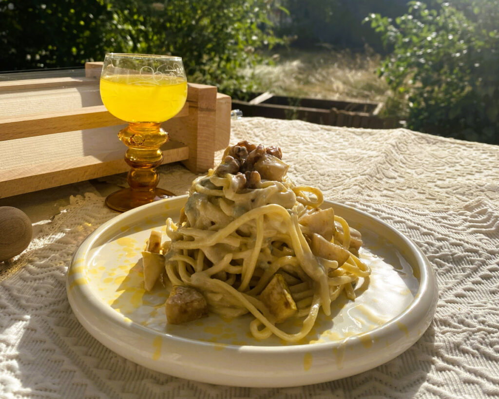 Spaghetti alla Chitarra mit Gorgonzola