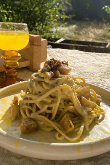 Spaghetti alla Chitarra mit Gorgonzola