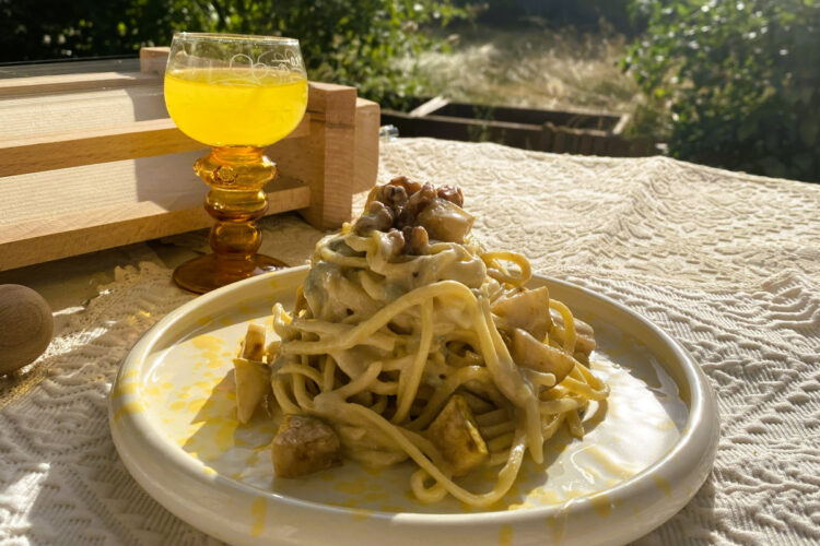 Spaghetti alla Chitarra mit Gorgonzola